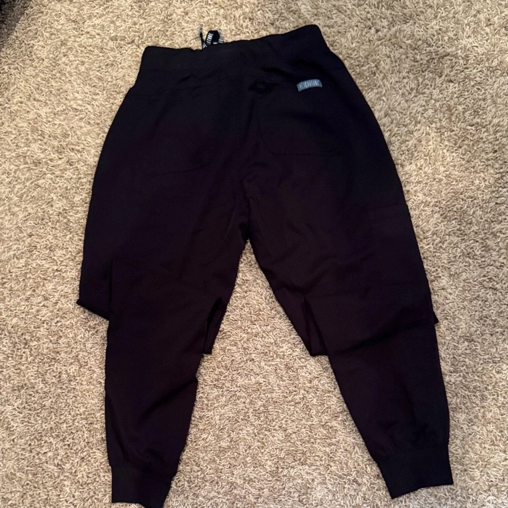Med Couture Black Jogger Pants